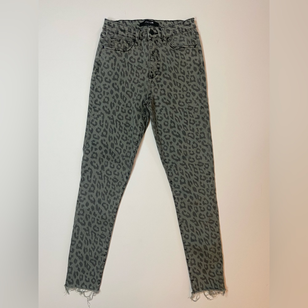 Joes jean High rise Animal Print leopard jeggings Size 26